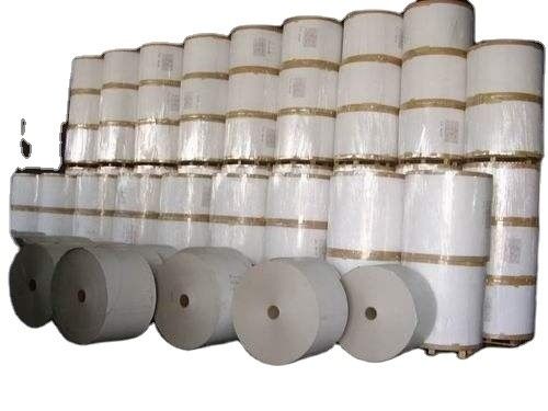 Glänzende Lamination Wärmeübertragung Etikette Jumbo Roll für benutzerdefinierte selbstklebende Papieraufkleber