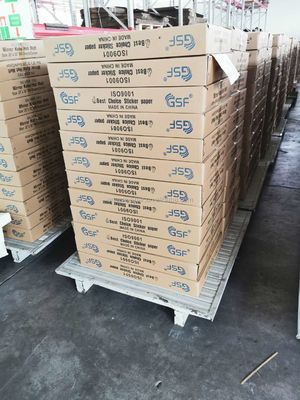 Glänzende Lamination Wärmeübertragung Etikette Jumbo Roll für benutzerdefinierte selbstklebende Papieraufkleber