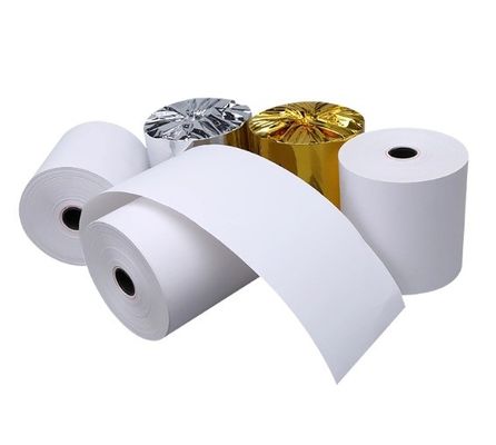 Druck 1-8 Farben Thermalpapier Rollen 80X70 für Kassenmaschinen Beschichtung nicht beschichtet