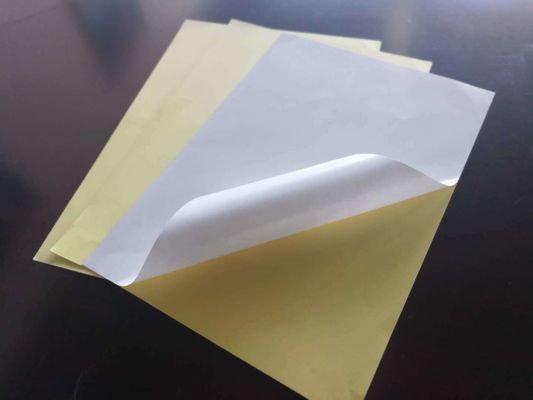 Direkt aus der Mühle Custom Sticker Papier mit Gummi Klebstoff und große Blattgröße