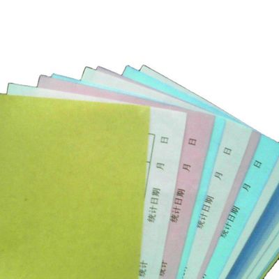 Beschichtet mit 100% Original Holzzzellstoff Kohlenstofffreies/NCR-Papier zum Drucken von blauem und schwarzem Bild