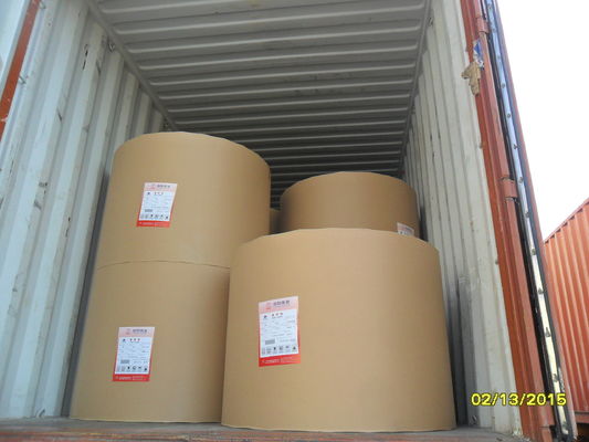 Hohe Haltbarkeit 80g Weißes 850mm Kopierpapier Jumbo Roll für die A4-Papierproduktion