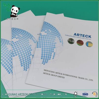 Chemische Zellstoff-Zertifizierung C2s Kunstkarte 100% Jungfruchtzellstoff beschichtet 2 SIide Papier in Rollen