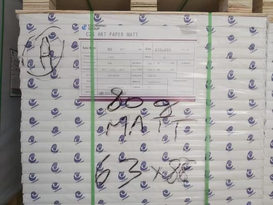 Bondpapier 80-250gm Kunstpapier Matte in Ream-Packung mit doppelseitiger Beschichtung