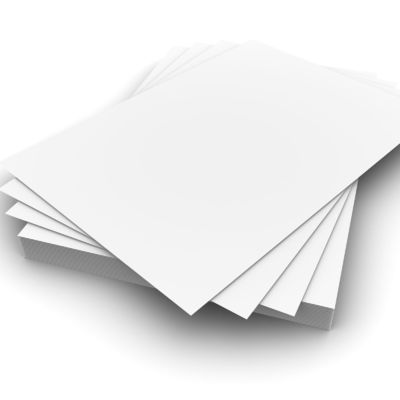 Handwerkspapier-Elfenbeinplatten mit einer Seitenbeschichtung ab Grundgewicht 190-400GSM