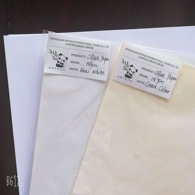 Nicht beschichtetes, zweiseitiges, holzfreies Offsetpapier mit bestenfalls jungfräulichem Holzpulp