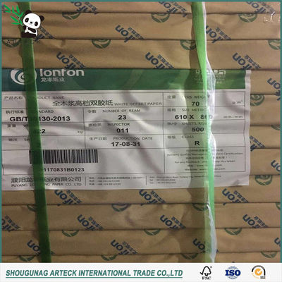 Weißes, holzfreies Offsetpapier für die Druckerei