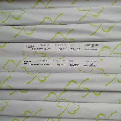Beschichtetes Ningbo Fold C1S Elfenbeinkarton 190-400 gm für professionelles Laserdruck